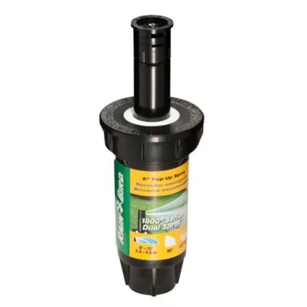 15 ft. Quarter Pressure Regulating Spray Sprinkler, Rainbird National, Mfr#: 271782
